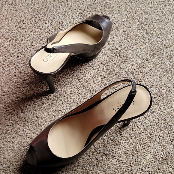 Womens Guess Brown heels - Picture 4 of 7